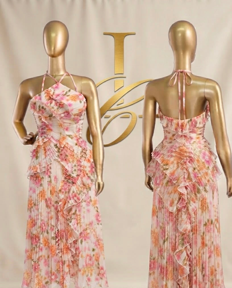 Blossom Halter Dress