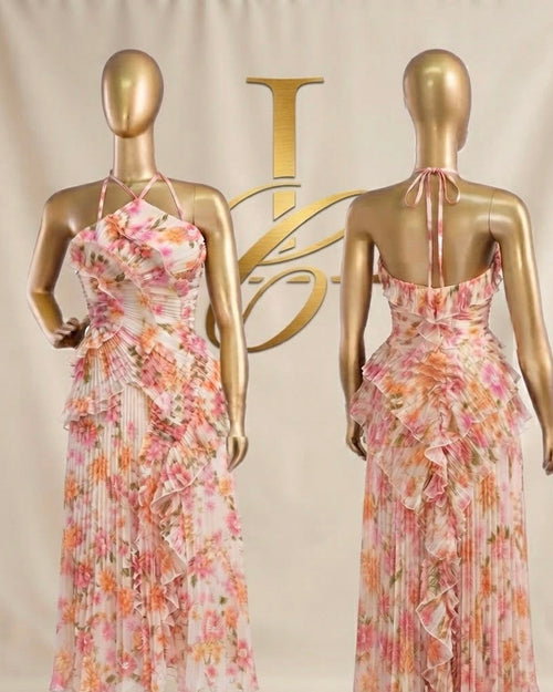 Blossom Halter Dress