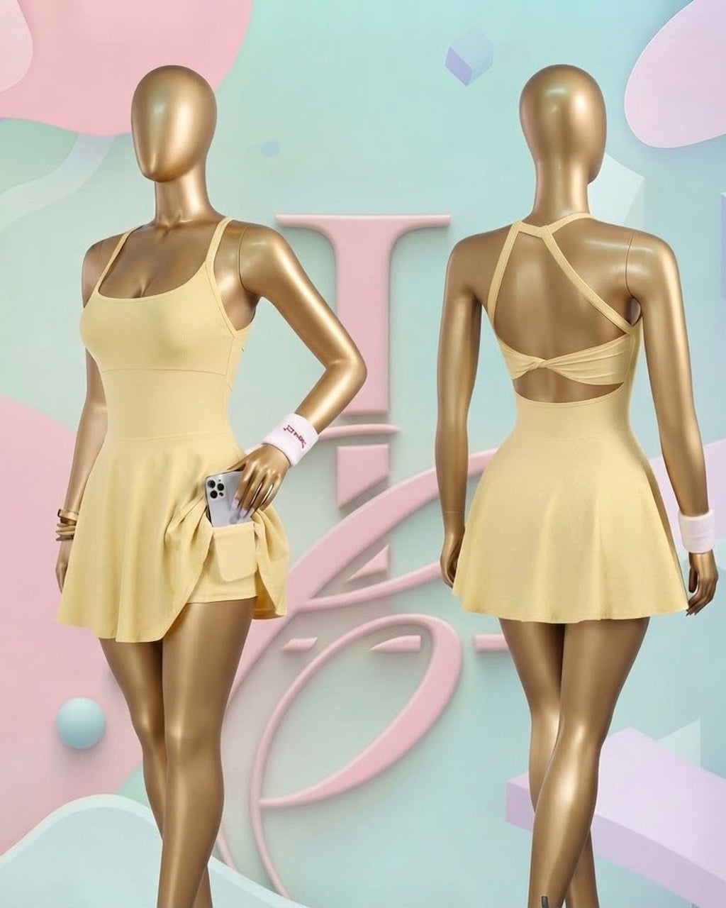 Butter Yellow Tennis Dress